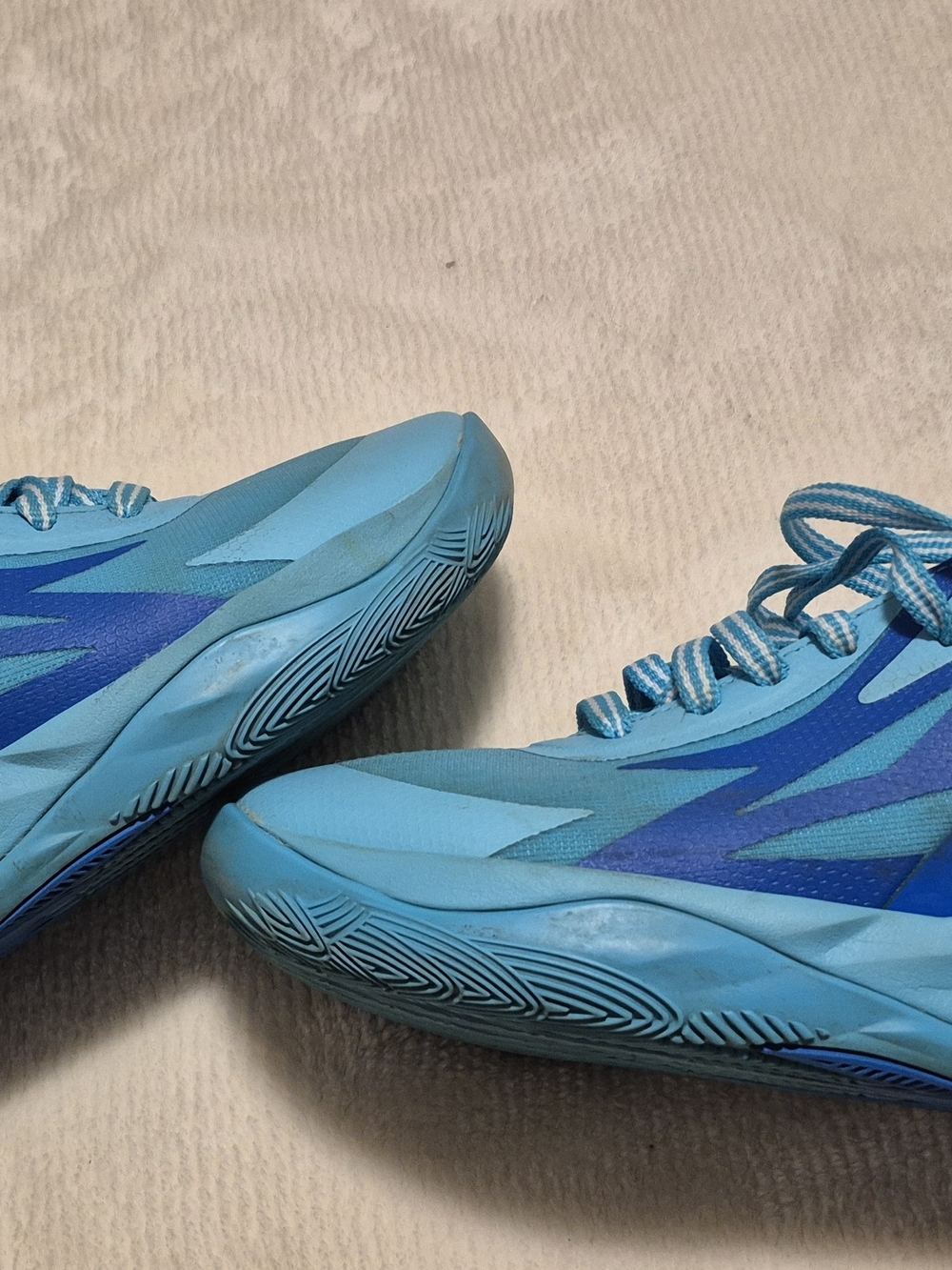 Puma Kids Teal Athletic Sneakers - Picture 2 of 6